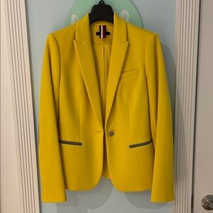 Tommy Hilfiger Yellow Blazer with Gray Accents
